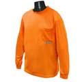 Radians Hi-Vis Non-Rated LS T-Shirt w/Max-Dri-Org-3X ST21-NPOS-3X